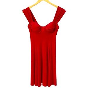 Vintage 1980’s Moda Int’l Red Minidress Size Small